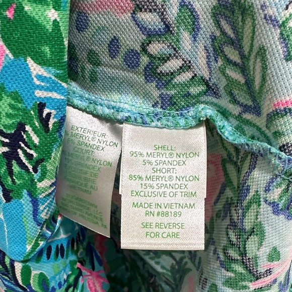 Lilly Pulitzer Green and Pink Tropical Dress - Picture 8 of 10